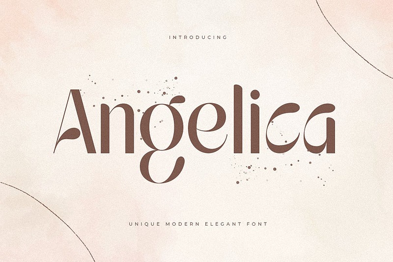 Angelica шрифт